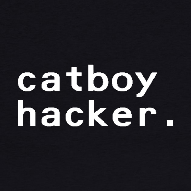 catboy hacker - White by nyancrimew